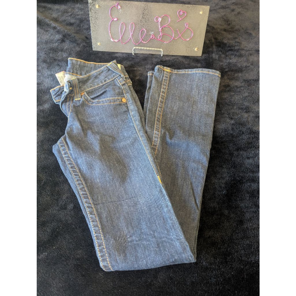 EUC True Religion Boot Cut Medium/Dark Wash Denim Jean 25
